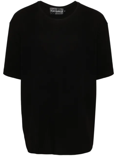 Yuiki Shimoji short-sleeve T-shirt Black YS00105