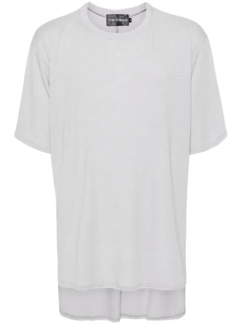 Yuiki Shimoji short-sleeve T-shirt Grey YS00106
