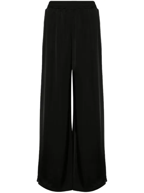 Fabiana Filippi wide-leg satin trousers Black PAD264F284D6230000