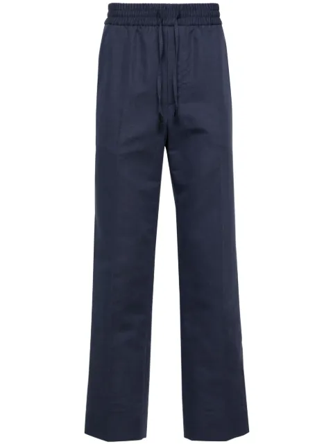 Brioni mid-rise straight-leg trousers Blue RP2Z0LPA106