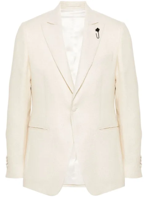 Lardini single-breasted blazer Neutrals EQ6742EIEQE62309
