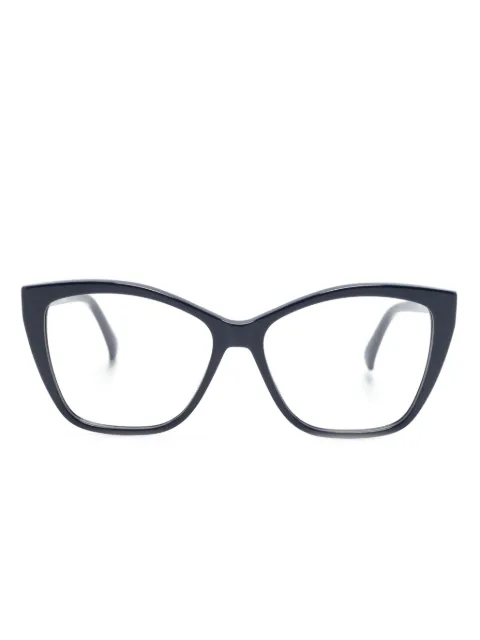 Max Mara Eyewear butterfly-frame glasses Blue MM5036