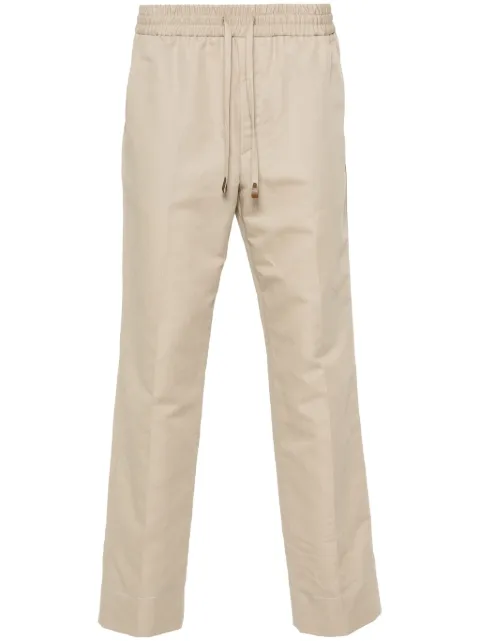 Brioni mid-rise straight-leg trousers Neutrals RP2Z0LPA106