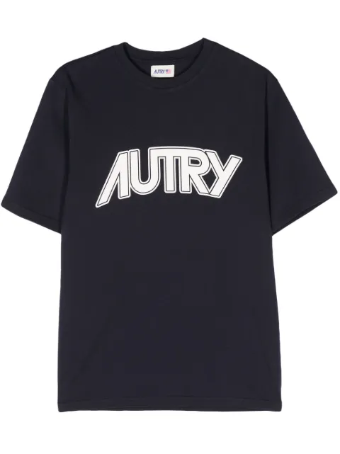 Autry logo-print cotton T-shirt Blue TSPM504B