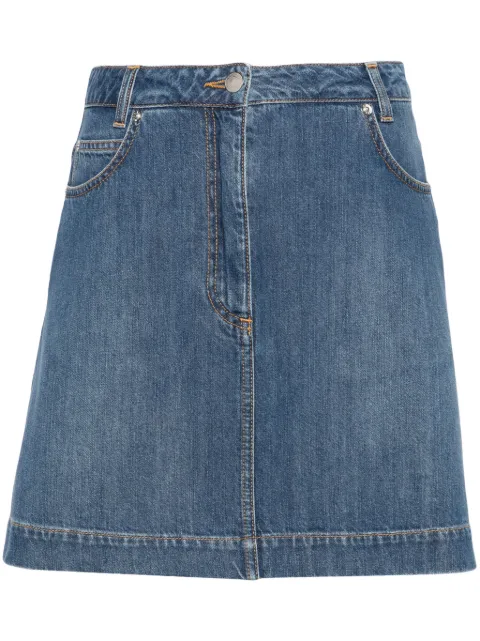 Moschino A-line denim miniskirt Blue J01220422