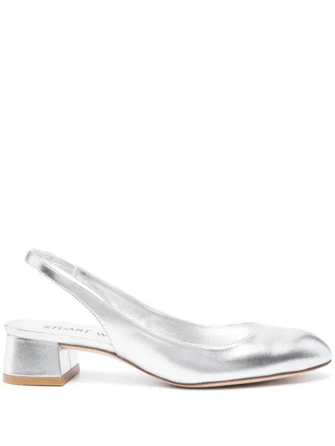 Stuart Weitzman Vivienne 35mm pumps Silver SG831LID