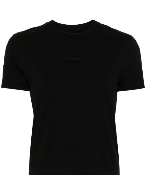 Jacquemus Le T-shirt Gros Grain top Black TSW00133AJ00124