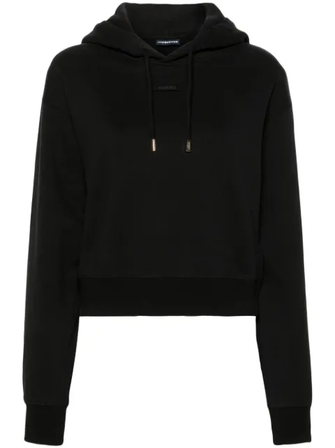 Jacquemus Grosgrain logo hoodie Black 241JS1622341990