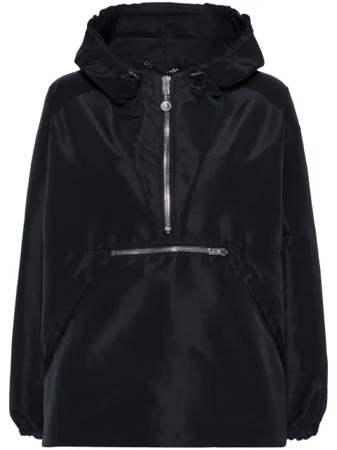 Moschino patch-detail hooded jacket Black J05040416