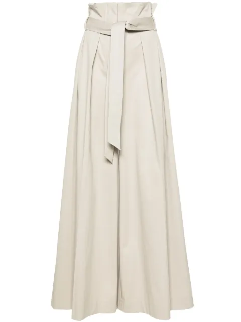 Moschino belted wide-leg trousers Neutrals J03040420