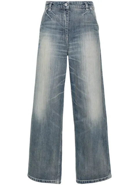 Kenzo low-rise wide-leg jeans Blue FE52DP2276I7