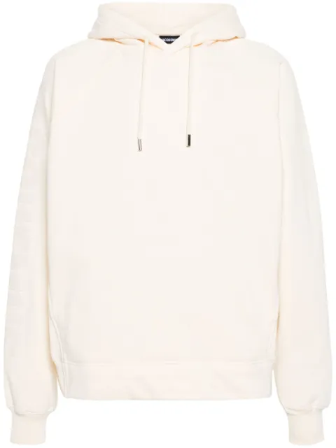 Jacquemus Le Hoodie Typo top Neutrals 245JS2342341130