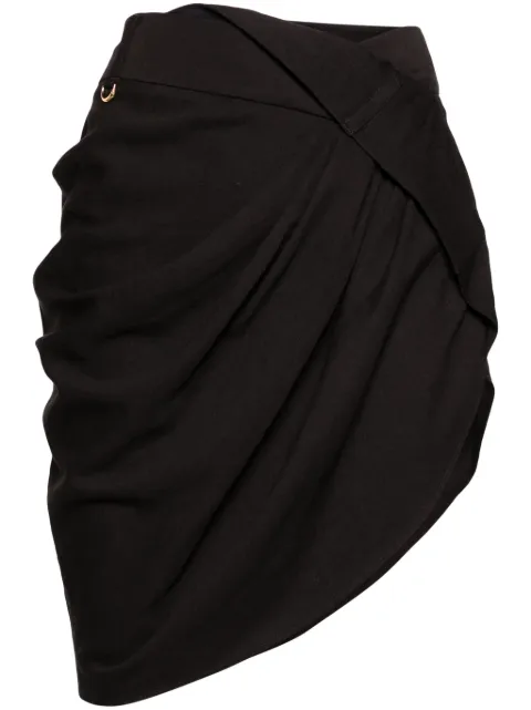 Jacquemus La Jupe asymmetric miniskirt Black 241SK0501020990