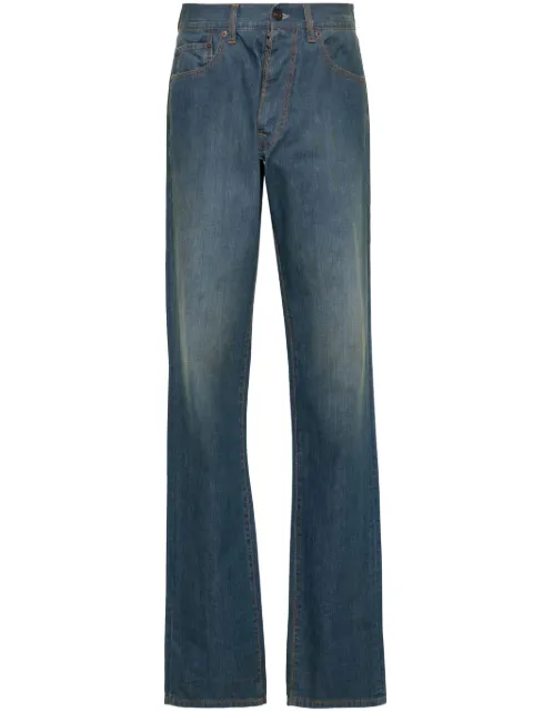 Maison Margiela straight-leg cotton jeans Blue S51LA0172S30876