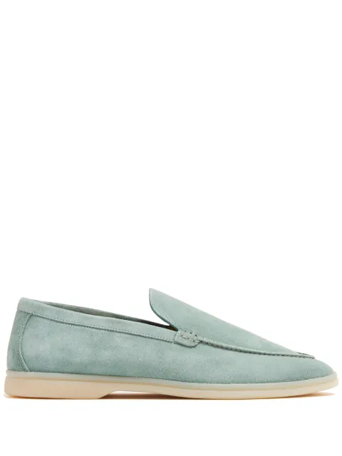 Scarosso Ludovico suede loafers Green LUDOVICO