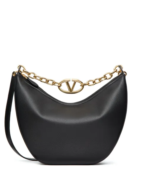 Valentino Garavani medium VLogo Moon shoulder bag Black WB0N59JDK