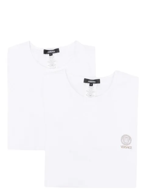 Versace cotton-jersey undershirt 2-pack White AU101931A10011