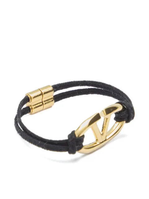Valentino Garavani The Bold Edition VLogo rope bracelet Gold WJ0W13WZK