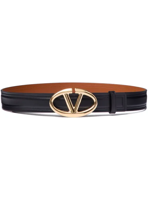 Valentino Garavani 30mm VLogo The Bold Edition belt Black WT0SJ4FZC