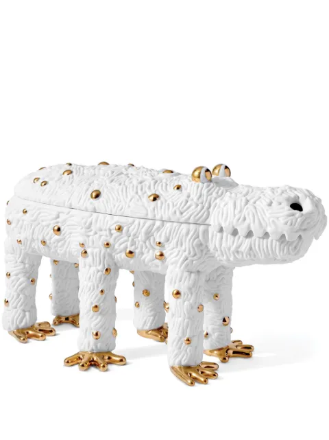 L'Objet x Haas Brothers Pedro The Croc box White HB938