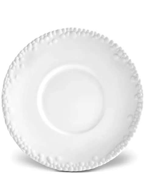 L'Objet x Haas Brothers Mojave saucer plate White HB160