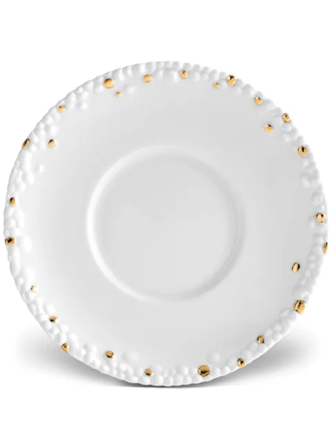 L'Objet x Haas Brothers Mojave saucer plate (17cm) White HB260
