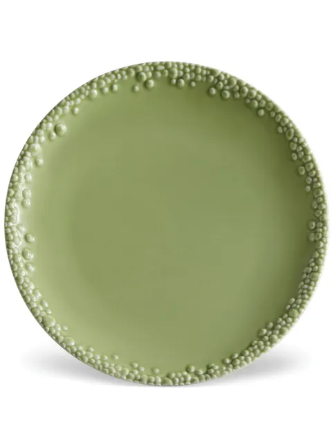 L'Objet x Haas Brothers Mojave dinner plate (27cm) Green HB610