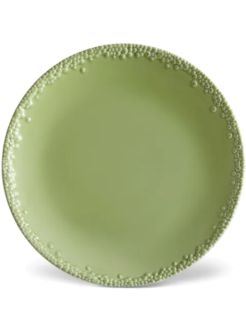 L'Objet x Haas Brothers Mojave charger plate (12.5cm) Green HB600