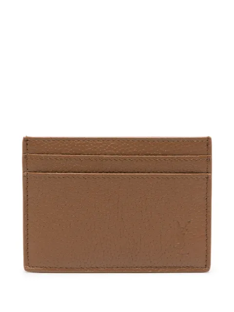 Saint Laurent Cassandre card holder Brown 687098DTI0E