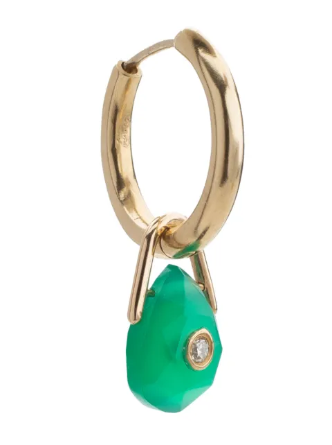 Pascale Monvoisin 9kt yellow gold Orso green onyx earring Gold BOORSCRGON