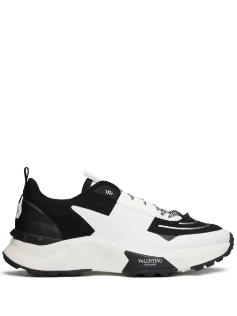 Valentino Garavani True Act low top sneakers in mesh and rubberized fabric White YS0H96PTN