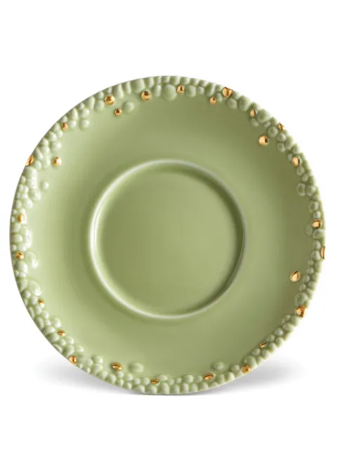 L'Objet Haas Mojave porcelain saucer Green HB6260
