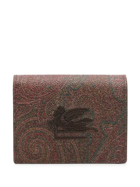 ETRO paisley-print wallet Brown WP2D0008AA001