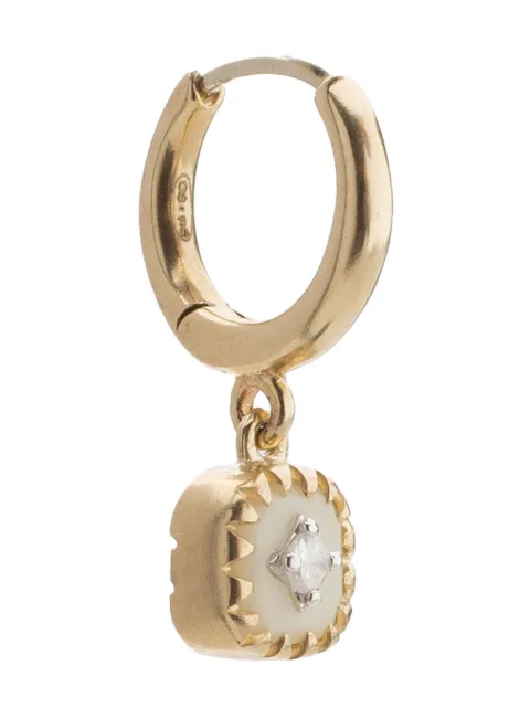 Pascale Monvoisin 9kt gold Pierrot diamond earring Gold PMBOPIECRBL