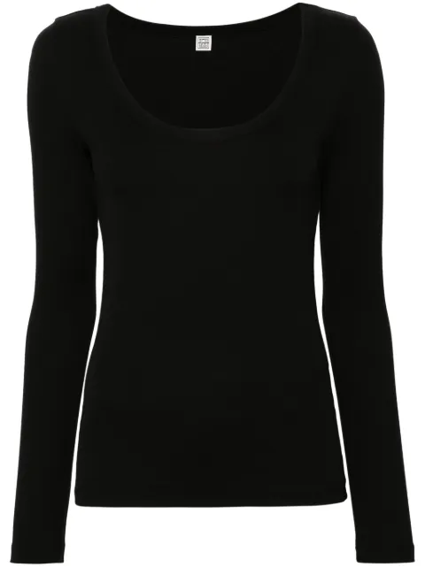 TOTEME Classic rib top Black 241WRT1060FB0094001