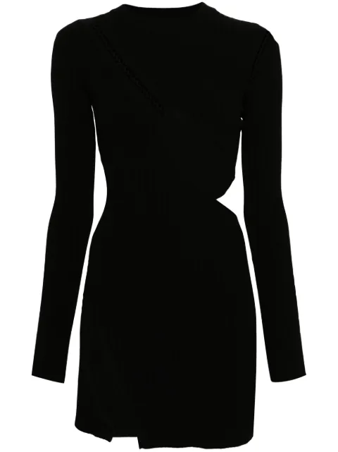 The Attico cut-out mini dress Black 242WCA283KV001