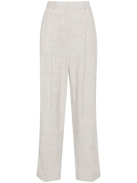 TOTEME double-pleated tailored trousers Neutrals 234WRB847FB0109031