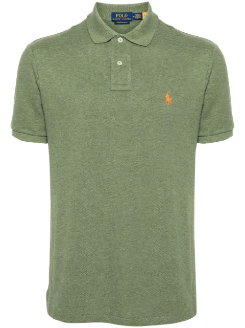 Polo Ralph Lauren embroidered-logo piqué polo shirt Green 710680784367