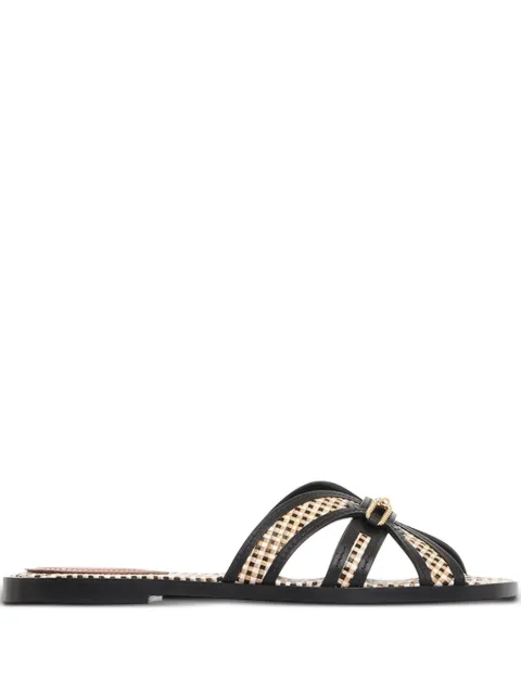 ZIMMERMANN Prisma woven sandals Black 5100R24