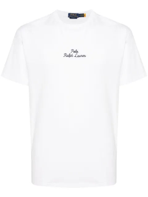 Polo Ralph Lauren logo-embroidered T-shirt White 710936585002
