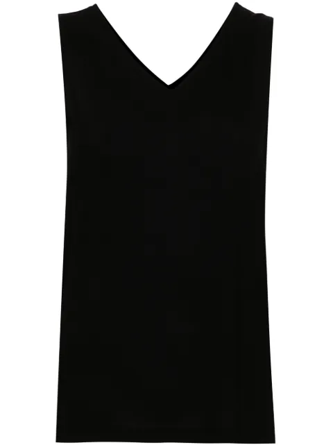 Fabiana Filippi georgette-crepe top Black TPD264F320D6460000