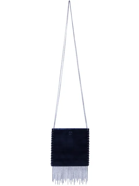 CHANEL Pre-Owned Choco Bar fringed shoulder bag Black FF3427