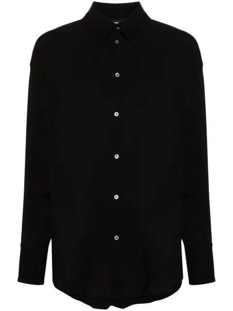 Fabiana Filippi buttoned crepe shirt Black CAD264F238D6460000