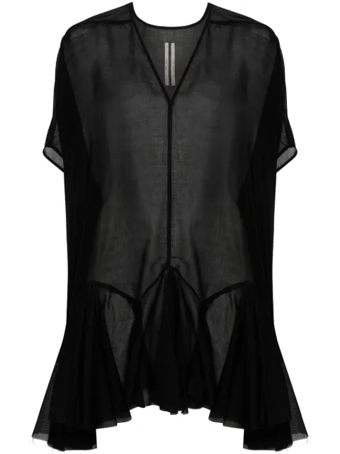 Rick Owens New Divine mini dress Black RP01D2572U