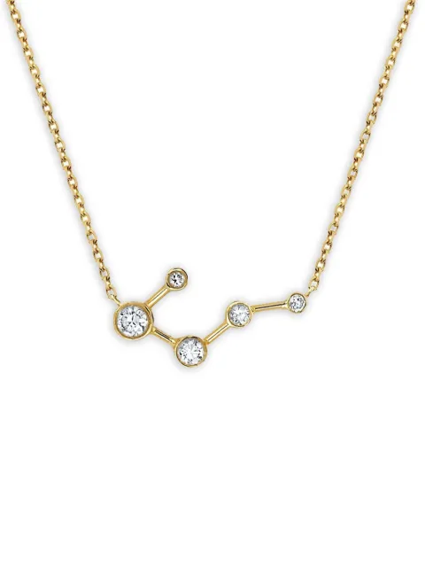 Logan Hollowell 14K yellow gold Constellation diamond necklace Gold NECO007