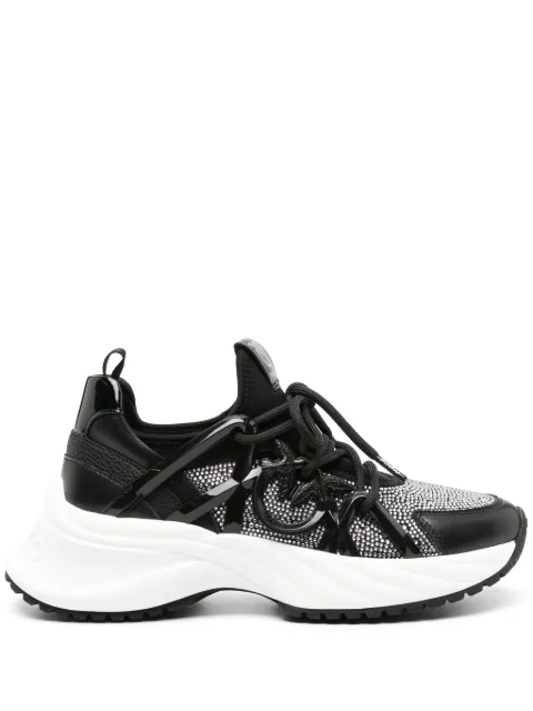 PINKO Love Birds-detail chunky sneakers Black SS0023T014