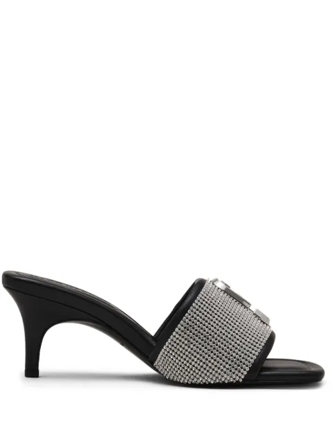 Marc Jacobs The Rhinestone J Marc 65mm sandals Black 2S4FSA001F06965