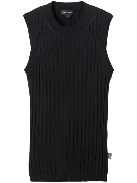 Marc Jacobs ribbed-knit merino wool top Black 2S4RTP006K07001