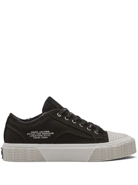 Marc Jacobs distressed canvas sneakers Black 2S4FSN023F14001