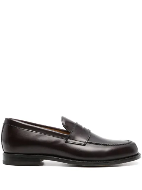 Scarosso Edward leather loafers Red EDWARDLOAFBURCALF